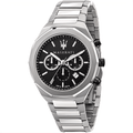 Maserati R8873642004 Stile Chronograph Black Dial  Men's Watch