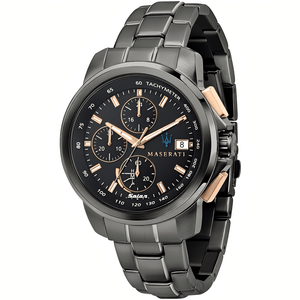 Maserati R8873645001 Successo Chronograph Black Dial Men's Watch