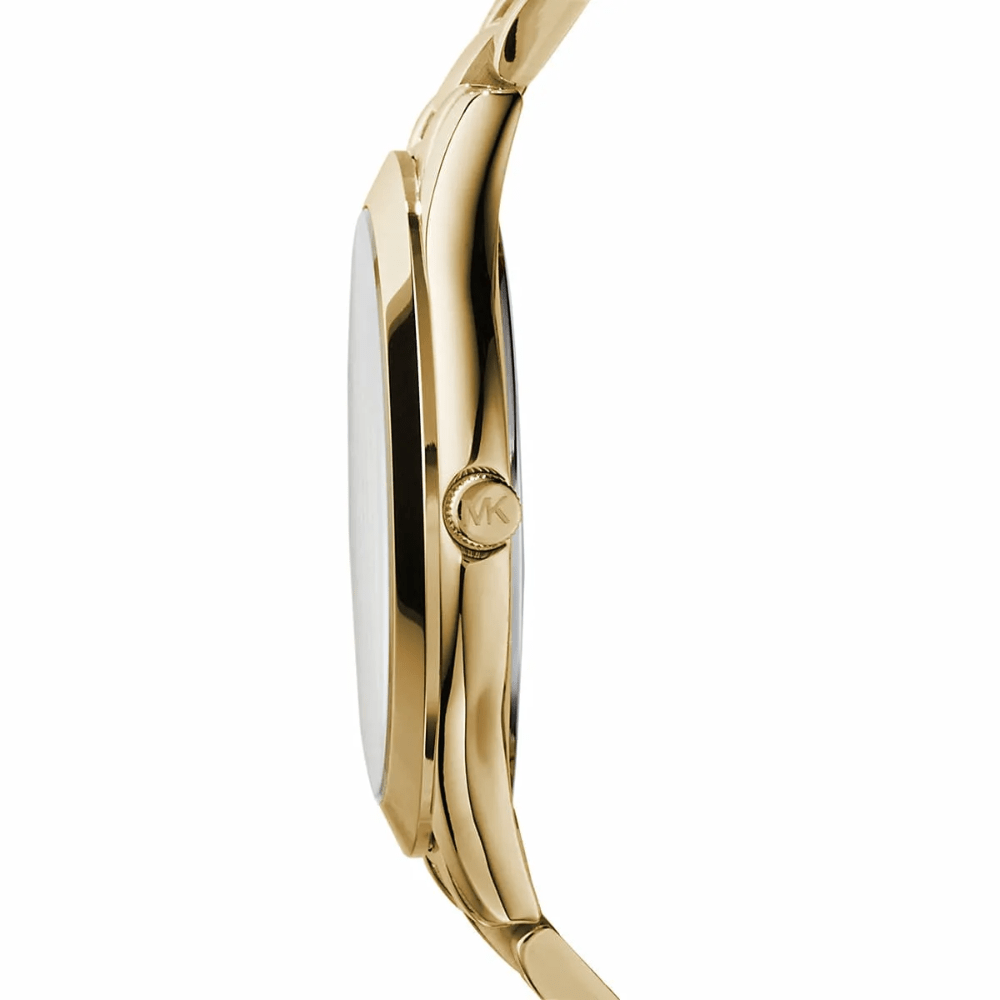 Michael Kors MK3179 Slim Runway Gold Dial Ladies Watch — view 6