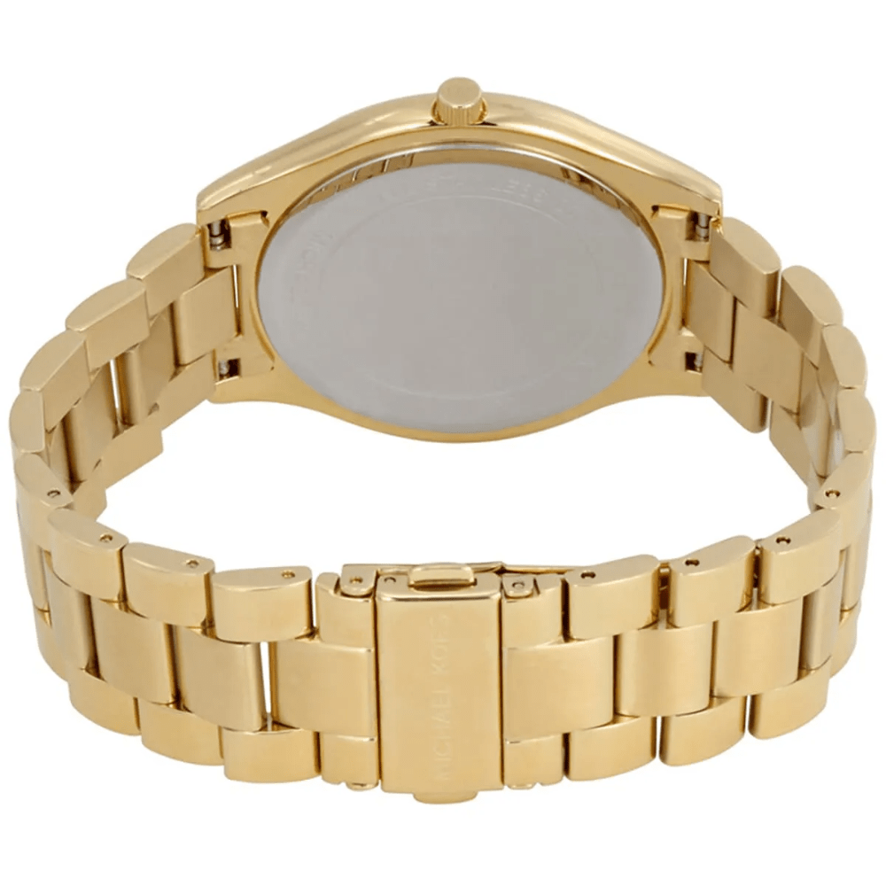 Michael Kors MK3179 Slim Runway Gold Dial Ladies Watch — view 4