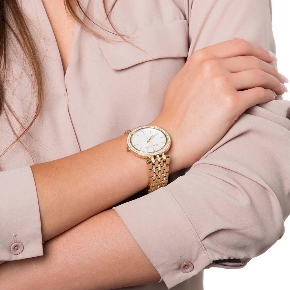Michael Kors MK3219 Darci Mother of Pearl Dial Gold Steel Women's Watch — view 4