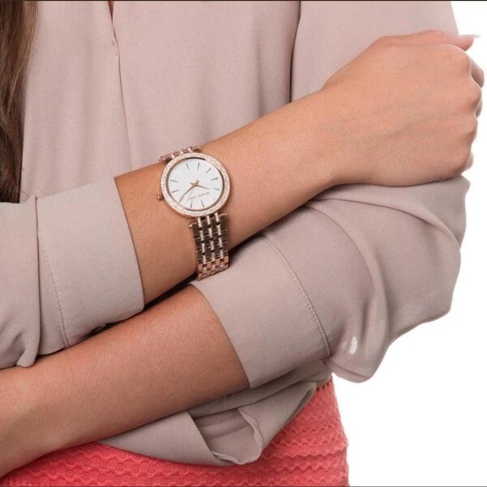 Michael Kors MK3220 Darci Mother of Pearl Dial Crystal Women's Watch — view 2