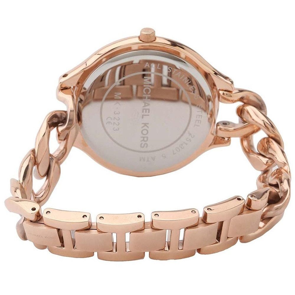 Michael Kors MK3223 Slim Runway Twist Rose Dial Women's Watch — view 3