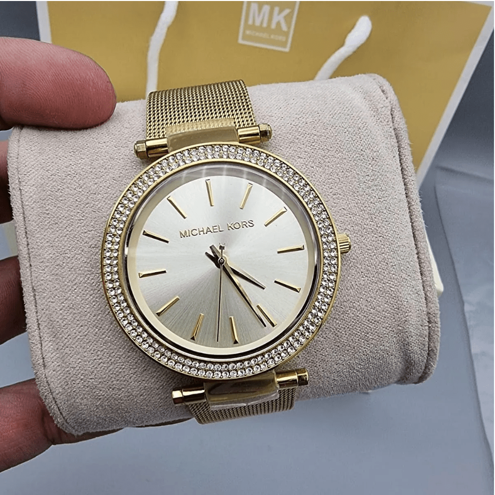 Michael Kors MK3368 Darci Gold Tone Ladies Watch — view 7