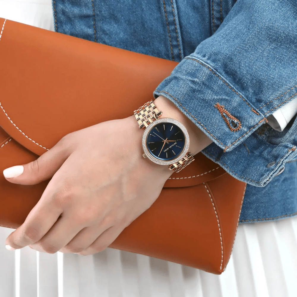 Michael Kors MK3406 Darci Blue Dial Ladies Watch — view 6