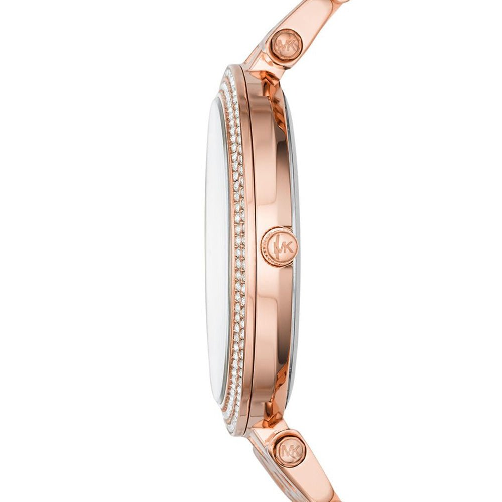 Michael Kors MK3439 Ladies Watch Darci Rose Gold Pave — view 3