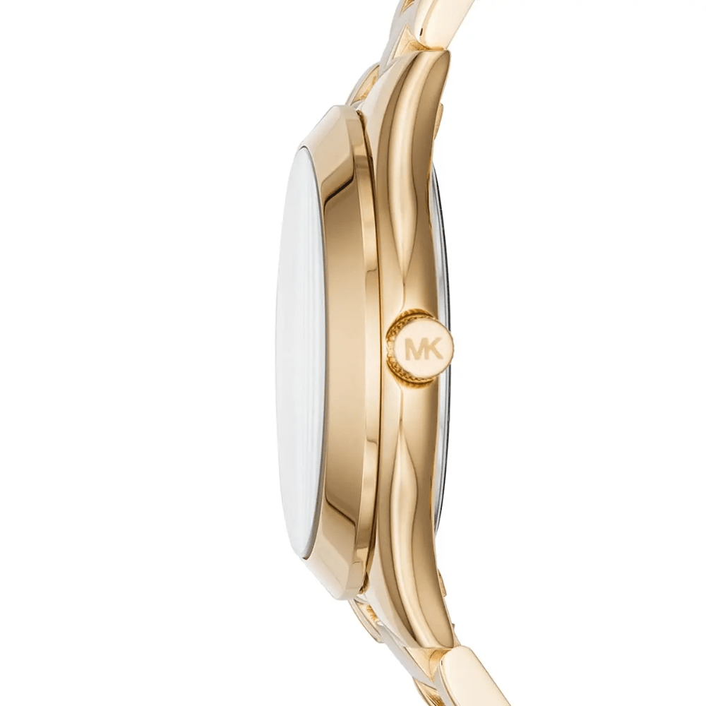 Michael Kors MK3477 Slim Runway Gold Dial Ladies Watch — view 4