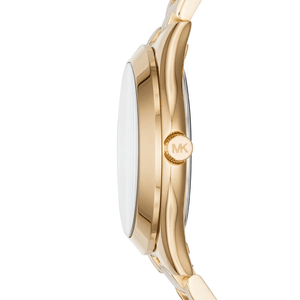 Michael Kors MK3477 Slim Runway Gold Dial Ladies Watch — view 4