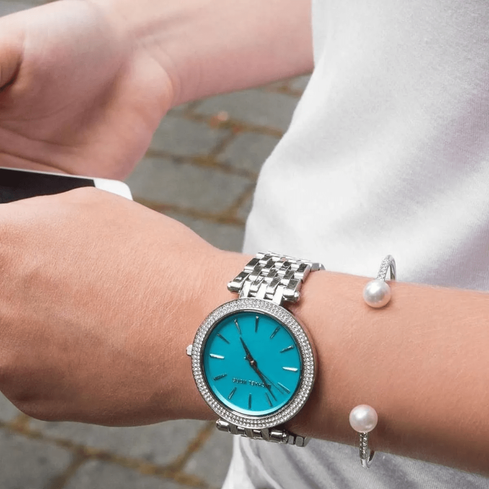 Michael Kors MK3515 Darci Turquoise Dial Ladies Watch — view 6