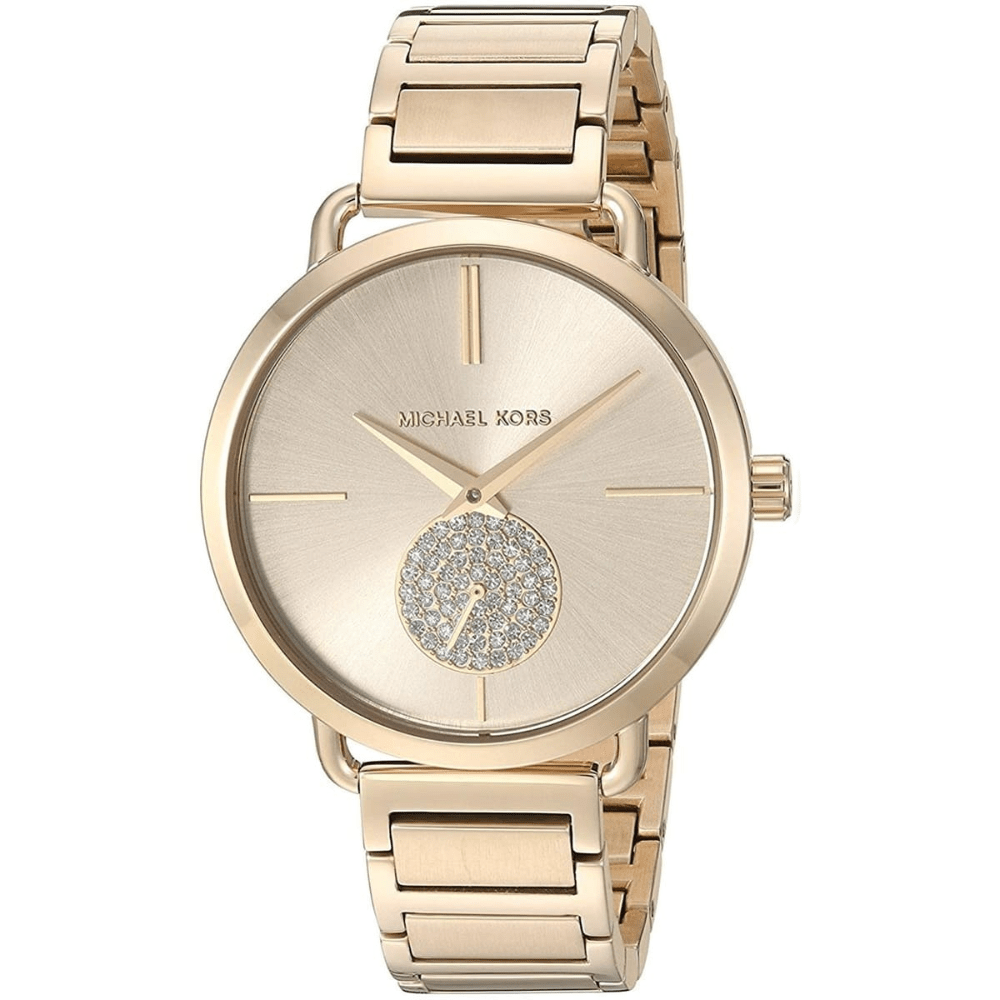 Michael Kors MK3639 Portia Gold Dial Ladies Watch — view 3