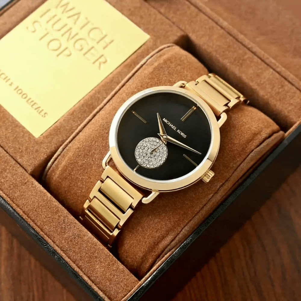 Michael Kors MK3788 Portia Black Dial Ladies Watch — view 6