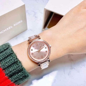 Michael Kors MK3882 Sofie Crystal Rose Dial Ladies Watch — view 3