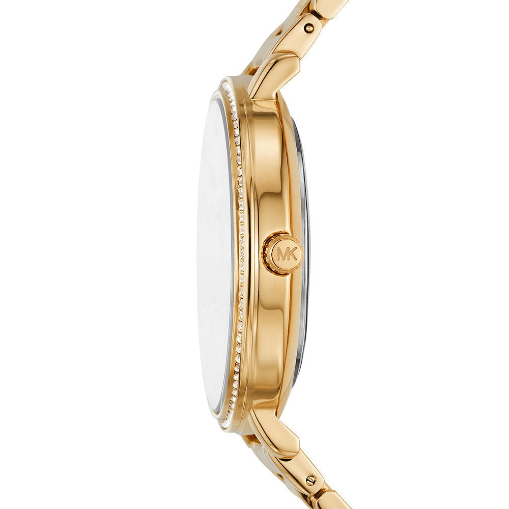 Michael Kors MK4593 Pyper Black MK Patterned Ladies Watch — view 3