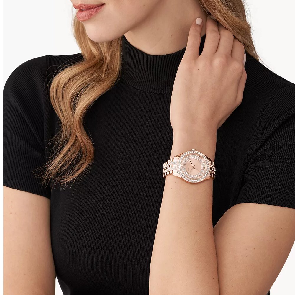 Michael Kors MK4710 Harlowe Rose Gold-Tone Ladies Watch — view 4