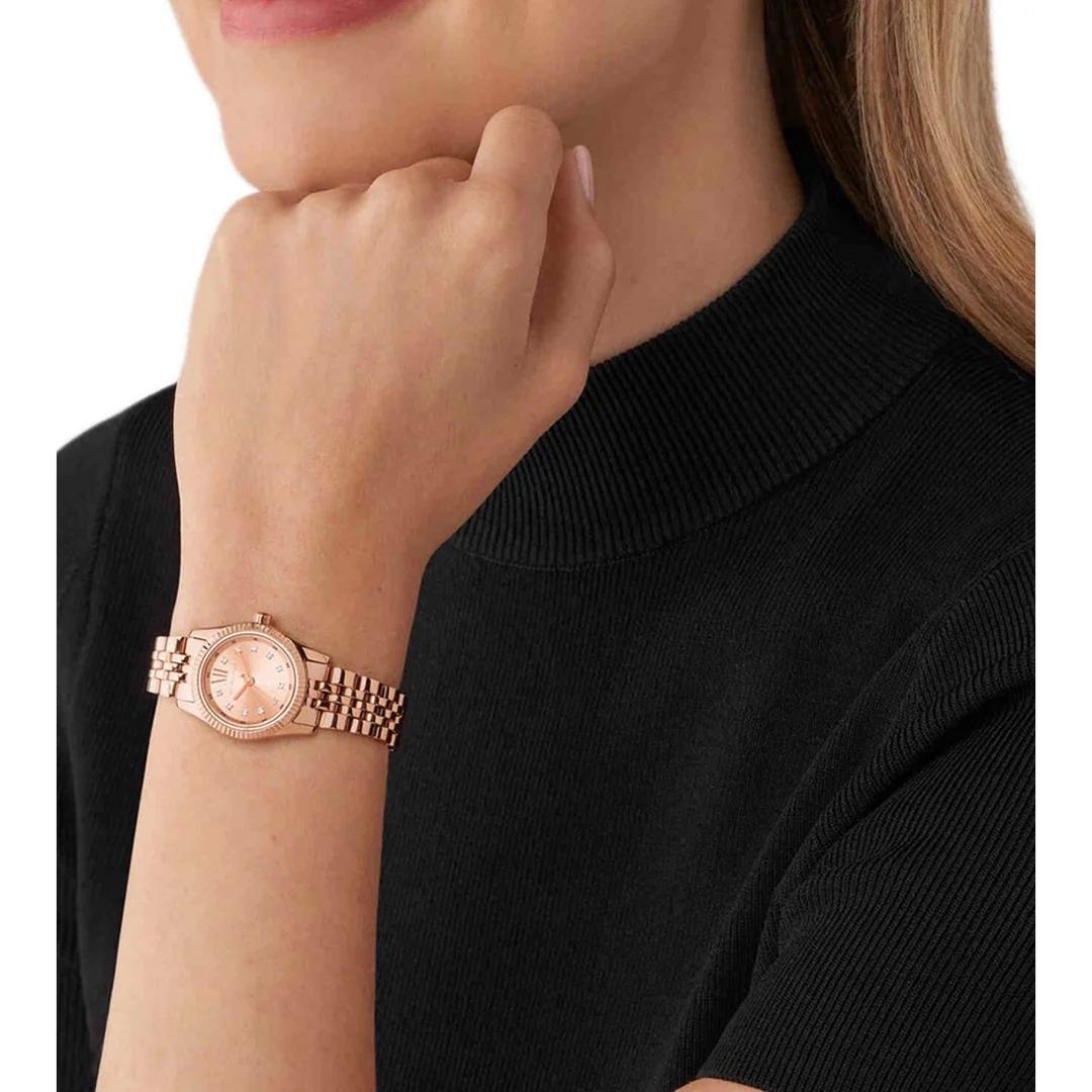 Michael Kors MK4739 Lexington Rose Gold Dial Ladies Watch — view 4