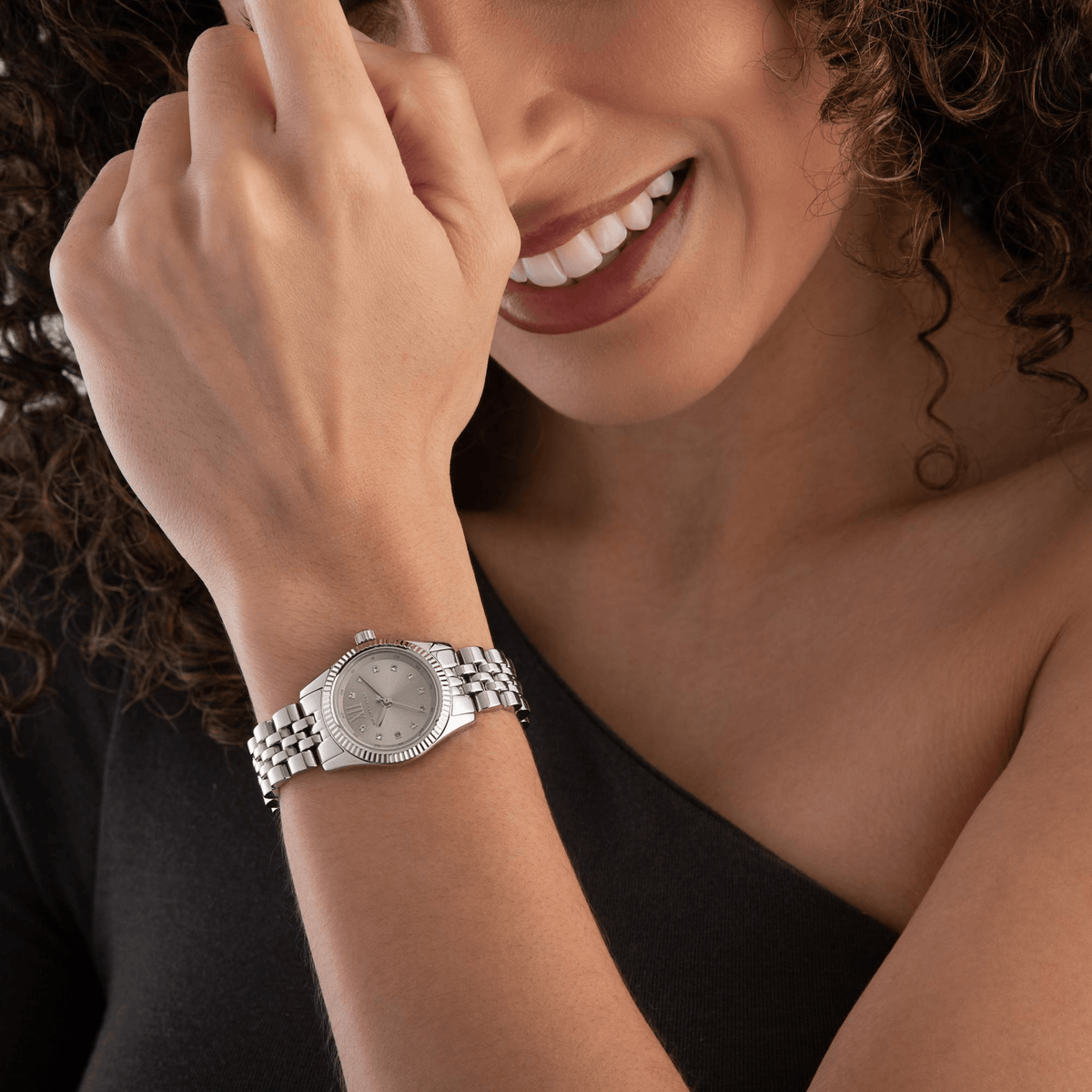 Michael Kors MK4843 Lexington Silver Dial Ladies Watch — view 6