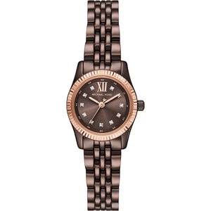 Michael Kors MK4844 Lexington Brown Dial Ladies Watch