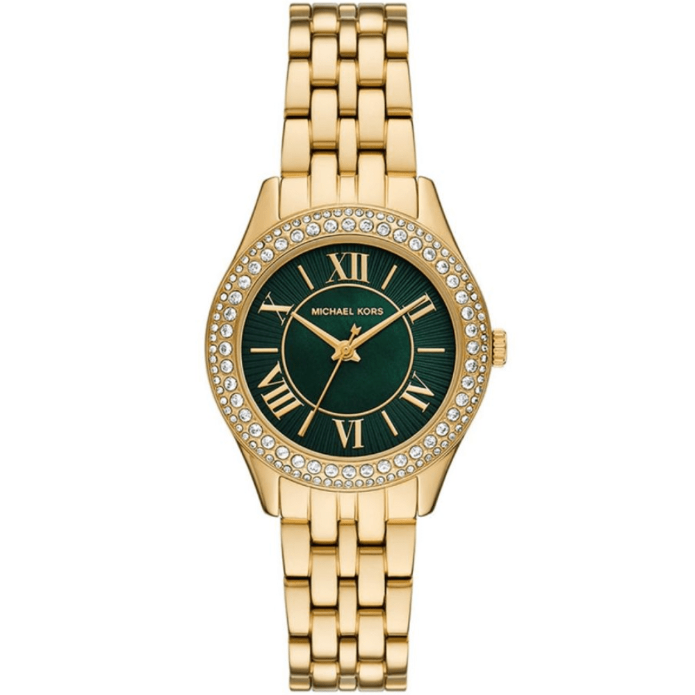 Michael Kors MK4870 Harlowe Green Dial Ladies Watch