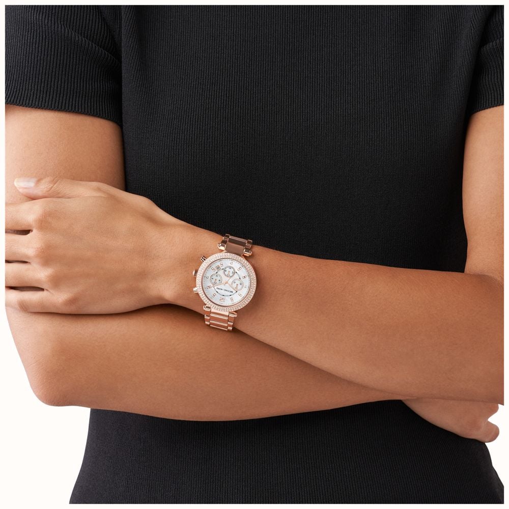 Michael Kors MK5491 Rose Gold Parker Ladies Watch — view 4