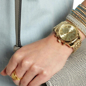 Michael Kors MK5556 Lexington Chronograph Champagne Dial Gold Pvd Ladies Watch — view 4