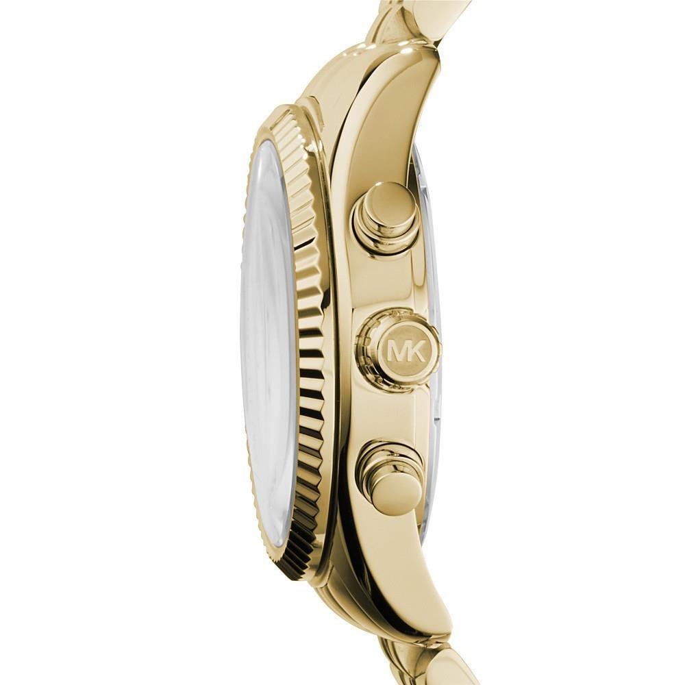 Michael Kors MK5556 Lexington Chronograph Champagne Dial Gold Pvd Ladies Watch — view 2