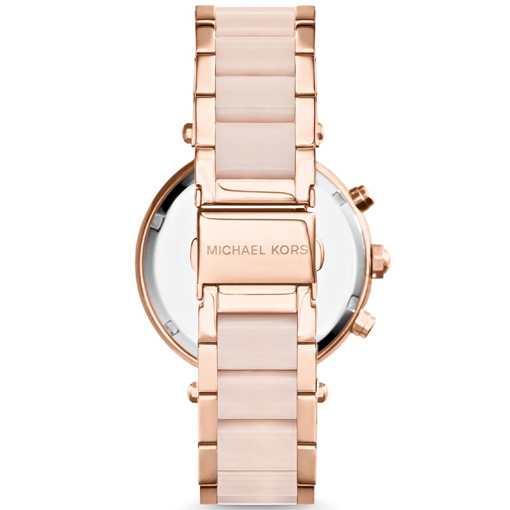 Michael Kors MK5896 Parker Chronograph Ladies Watch Rose Gold — view 2