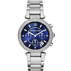 Michael Kors MK6117 Blue Dial Parker Ladies Watch