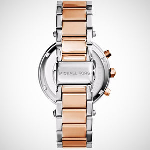 Michael Kors MK6141 Parker Ladies Glitzy Two Tone Watch — view 2