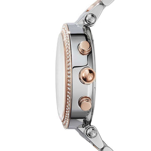Michael Kors MK6141 Parker Ladies Glitzy Two Tone Watch — view 3