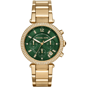 Michael Kors MK6263 Parker Green Dial Chronograph Ladies Watch — view 4