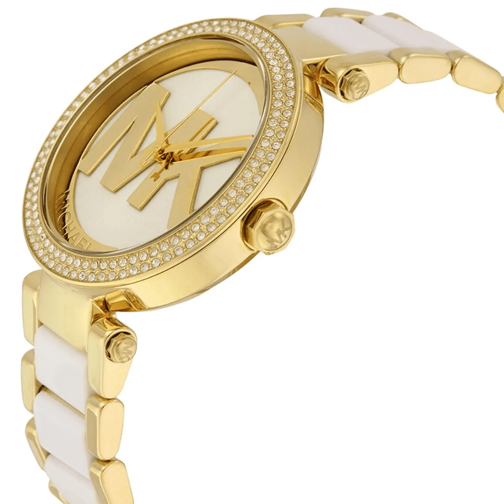Michael Kors MK6313 Parker White Dial Ladies Watch — view 4