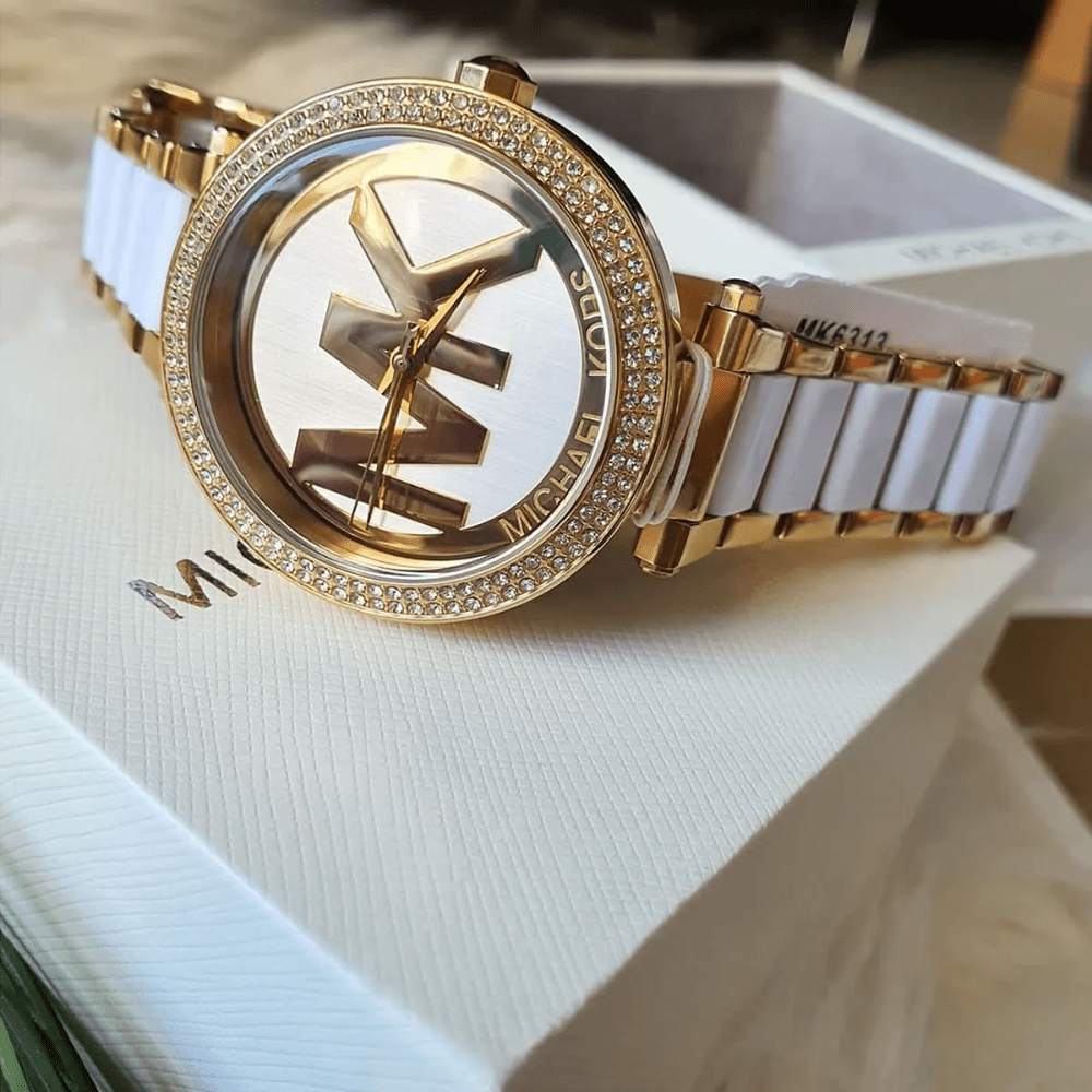 Michael Kors MK6313 Parker White Dial Ladies Watch — view 8