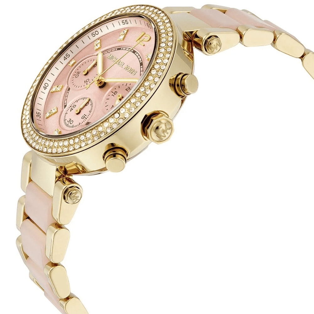 Michael Kors MK6326 Parker Pink Dial Ladies Watch — view 5