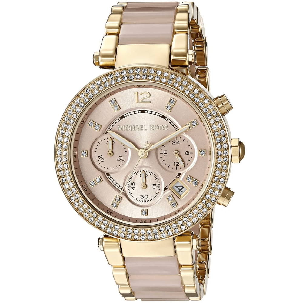 Michael Kors MK6326 Parker Pink Dial Ladies Watch — view 3