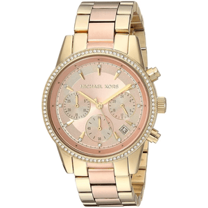 Michael Kors MK6475 Ritz Two Tone Chronograph Ladies Watch — view 3