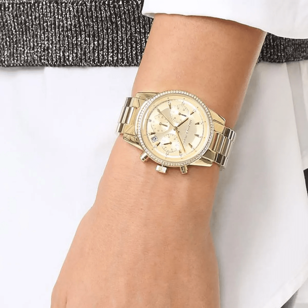 Michael Kors MK6475 Ritz Two Tone Chronograph Ladies Watch — view 8