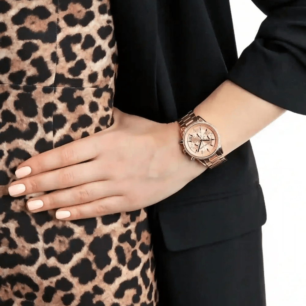 Michael Kors MK6475 Ritz Two Tone Chronograph Ladies Watch — view 9