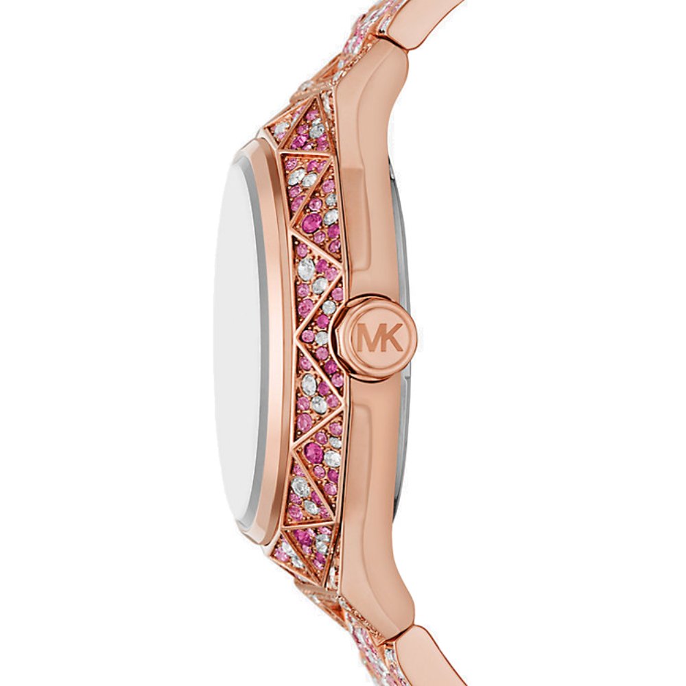 Michael Kors MK7343 Pave Rose Gold-Tone Ladies Watch — view 3