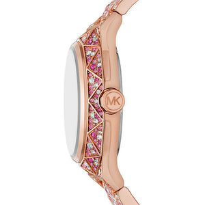 Michael Kors MK7343 Pave Rose Gold-Tone Ladies Watch — view 3