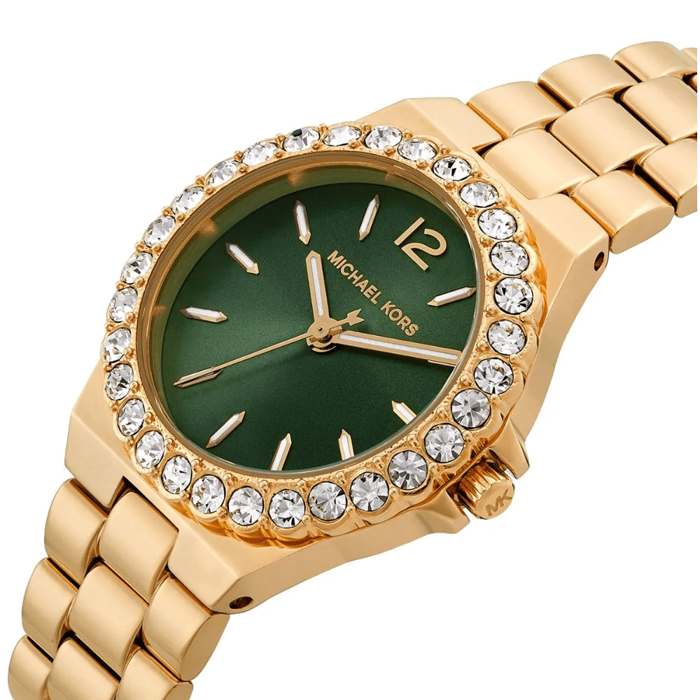 Michael Kors MK7395 Lennox Green Dial Ladies Watch — view 6