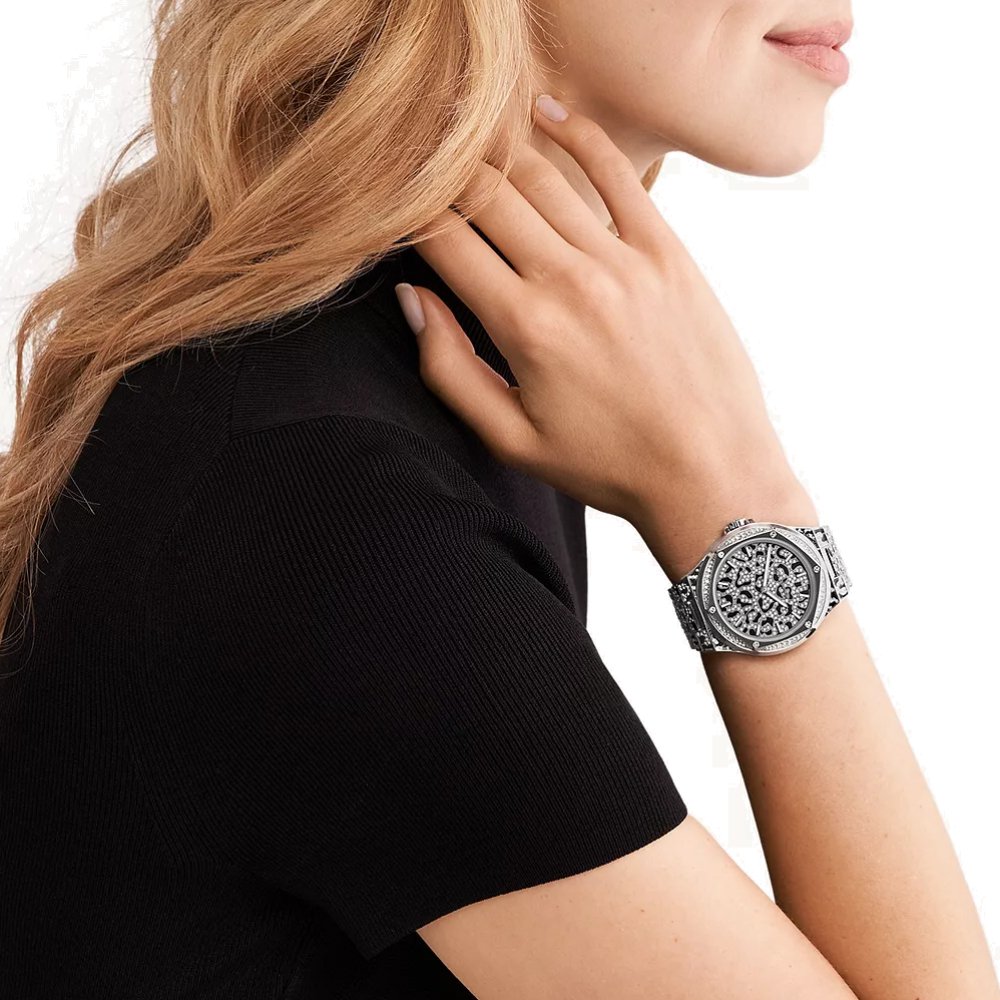 Michael Kors MK7408 Animal Pavé Two-Tone Ladies Watch — view 4