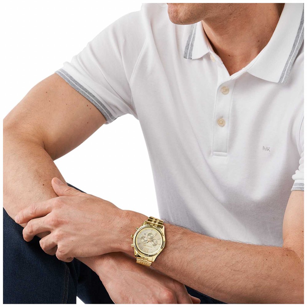 Michael Kors MK8281 Lexington Gold Men's Watch — view 4