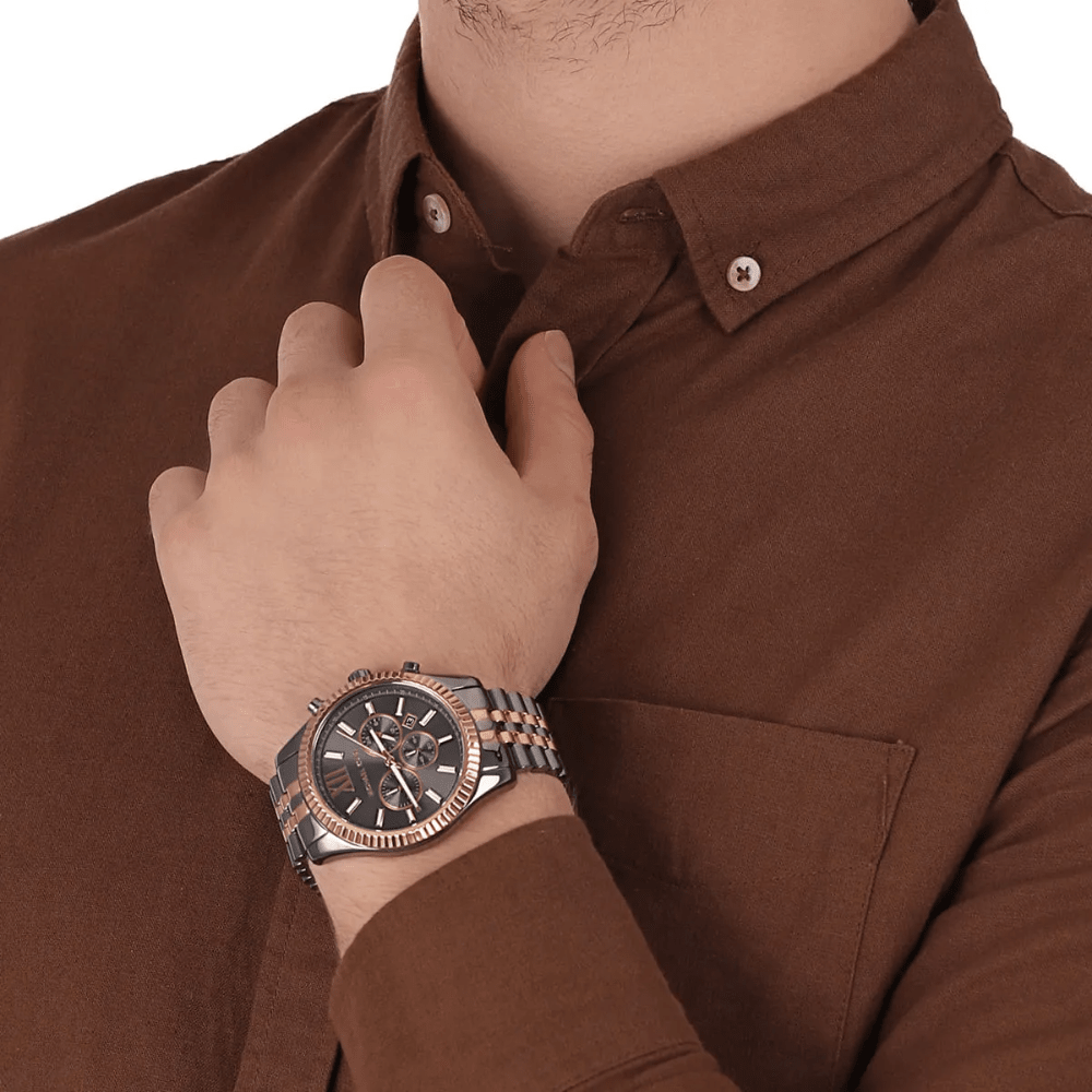Michael Kors MK8561 Lexington Chronograph Grey Dial Men's Watch — view 9