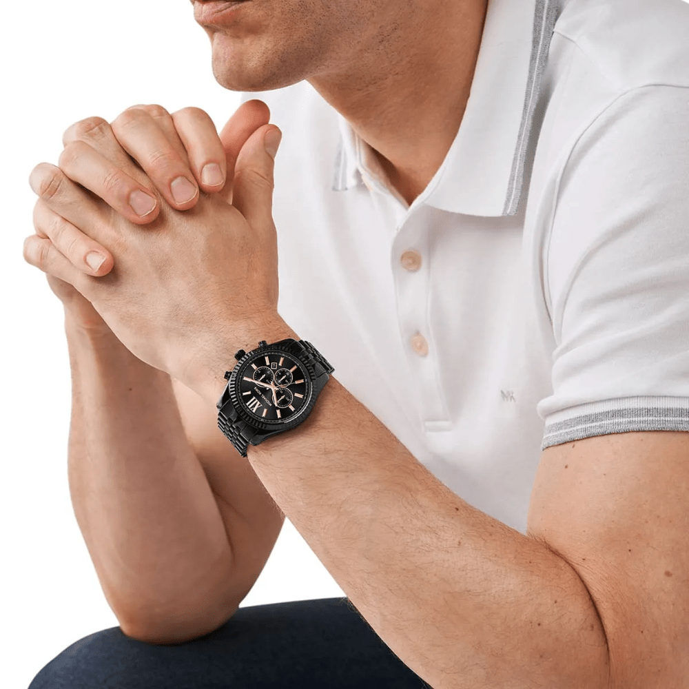 Michael Kors MK8603 Lexington Chronograph Black Dial Men's Watch — view 9