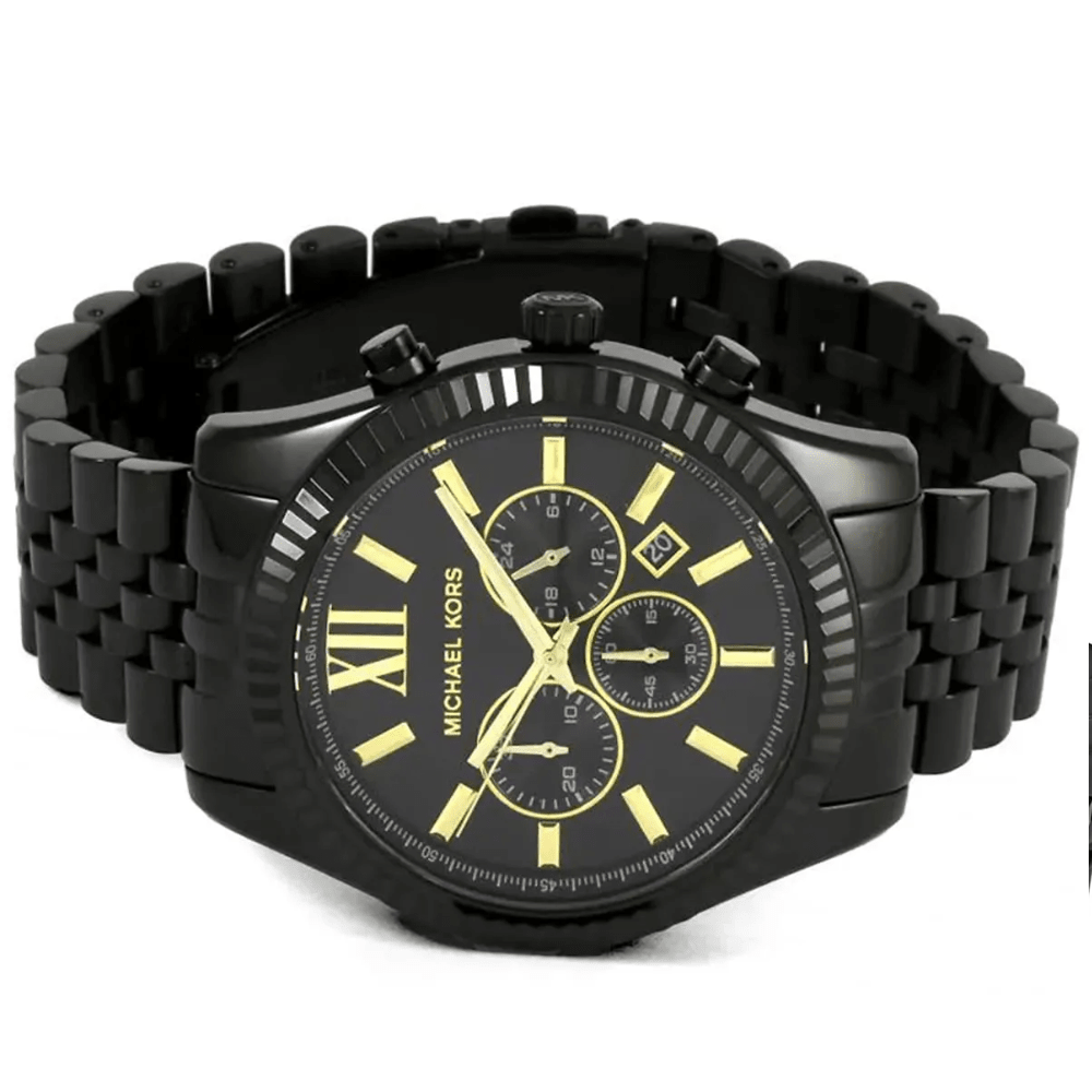 Michael Kors MK8603 Lexington Chronograph Black Dial Men's Watch — view 6