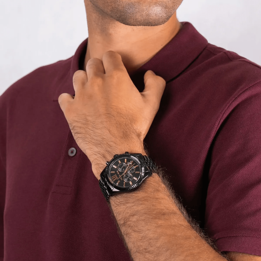 Michael Kors MK8603 Lexington Chronograph Black Dial Men's Watch — view 10