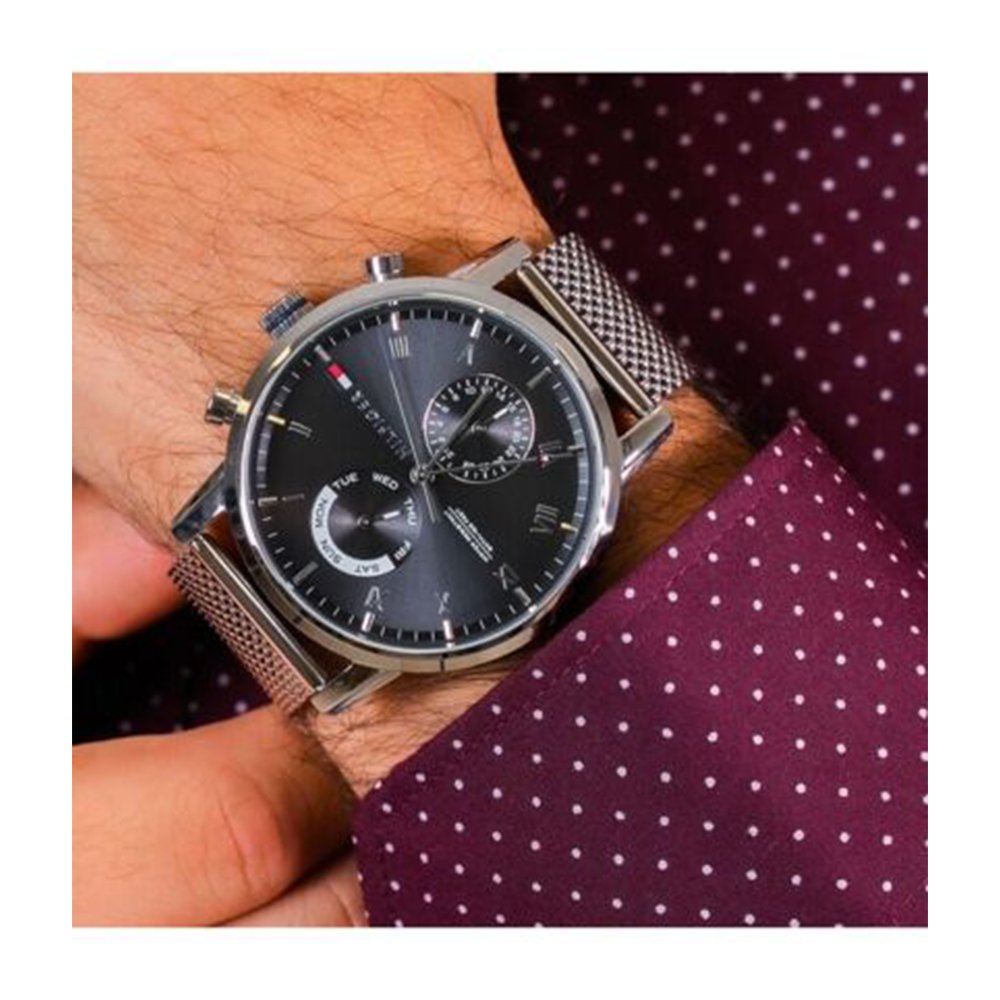Tommy Hilfiger 1710402 Black Dial Kane Men's Watch — view 4