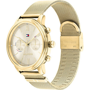 Tommy Hilfiger 1782302 Ladies Blake Gold Mesh Watch — view 3