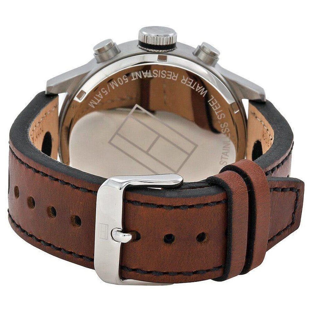 Tommy Hilfiger 1791049 Trent Multifunction Brown Leather Men's Watch — view 2