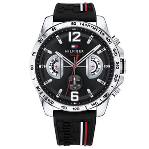 Tommy Hilfiger 1791473 Black Silicone Men's Watch